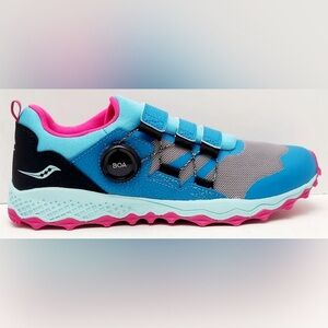 Saucony Peregrine 12 Shield BOA Kids Sneaker Shoes